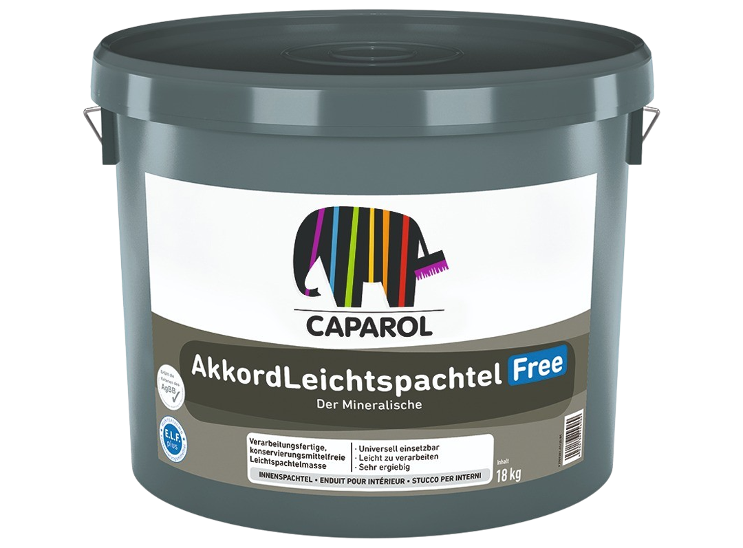 AkkordLeichtspachtel Free 18 kg Eimer