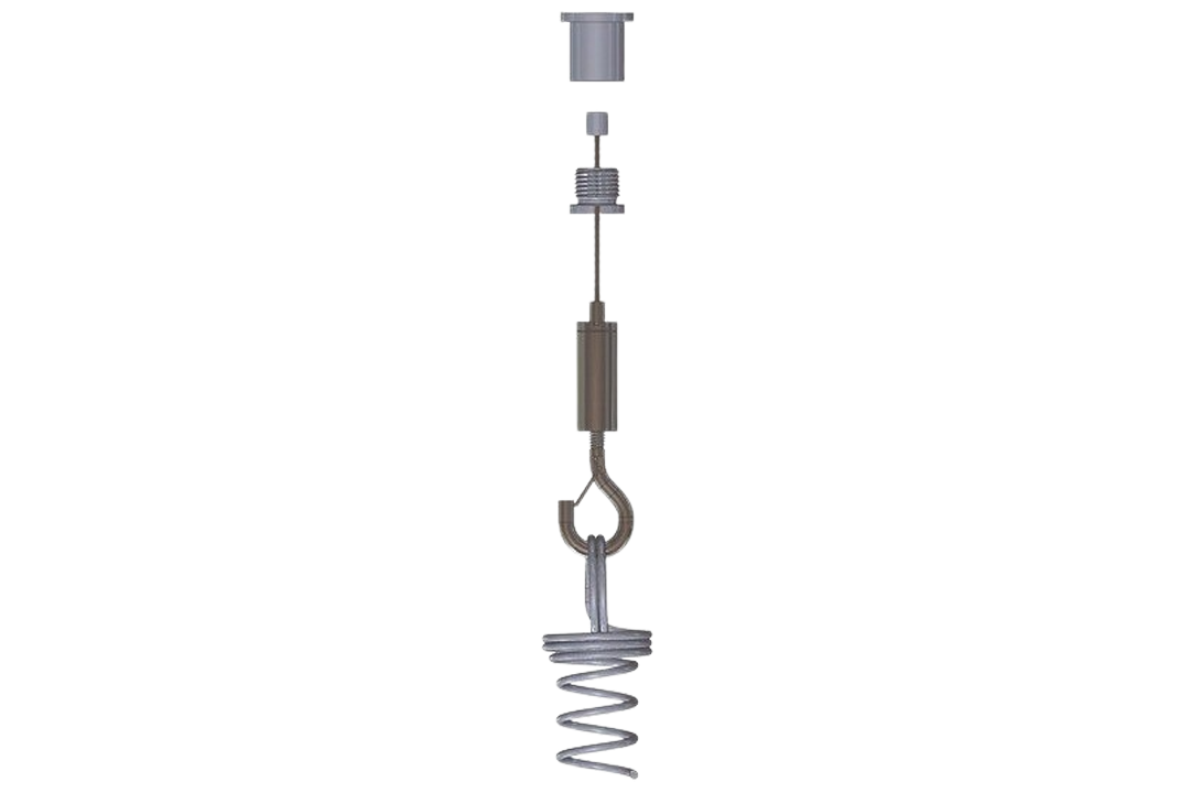 CapAcoustic Abhangset mit Spiralanker