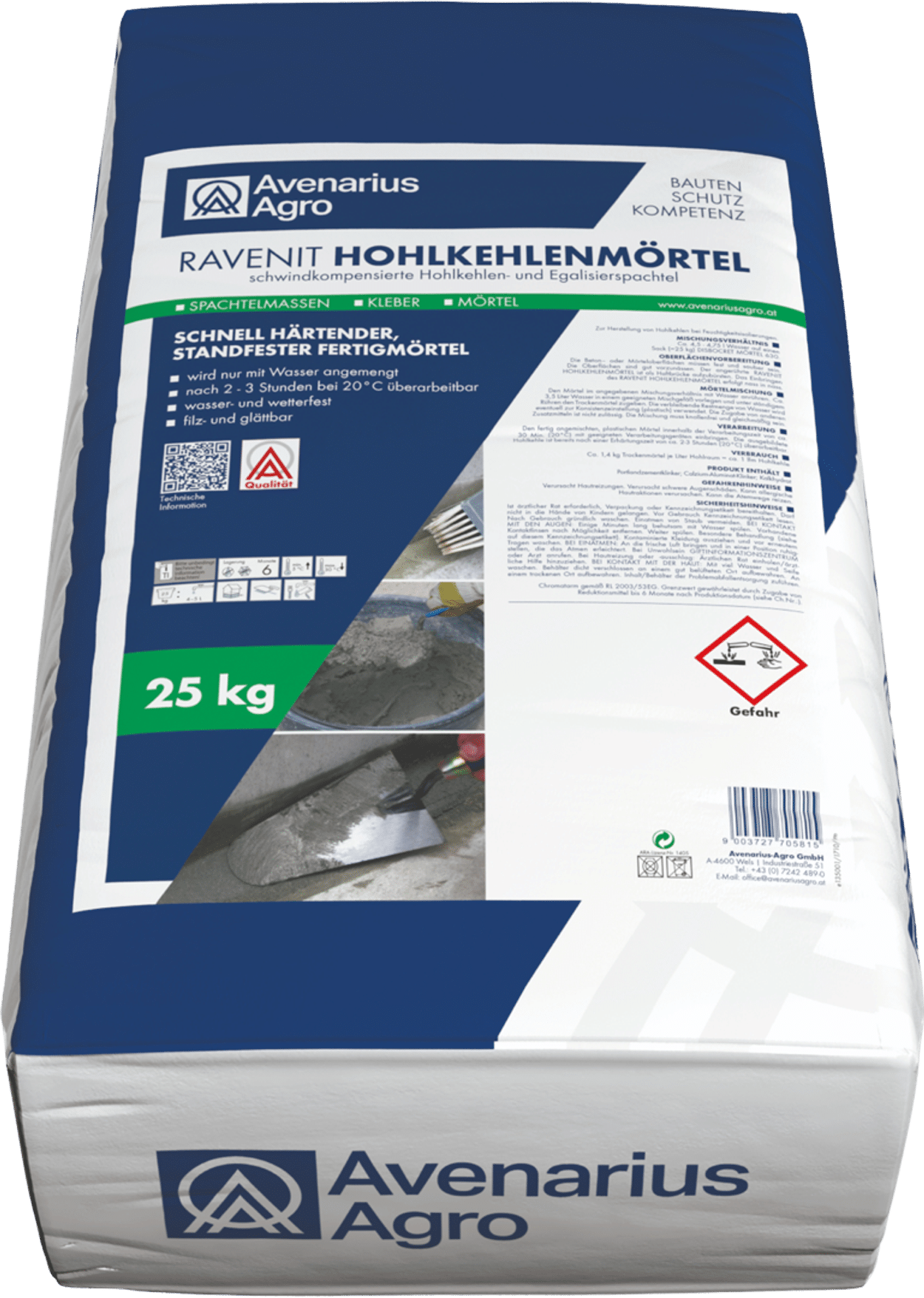 Ravenit Hohlkehlenmörtel