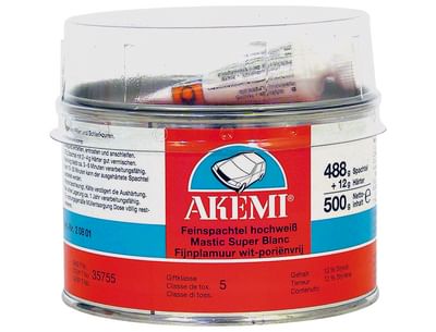 Akemi-Feinspachtel, Hochweiß