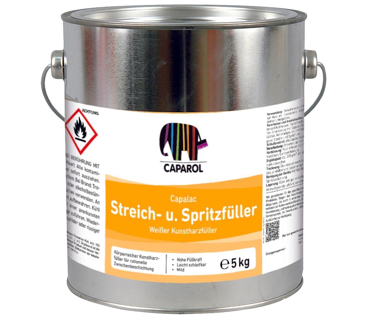 Capalac® Streich- und Spritzfüller, weiß