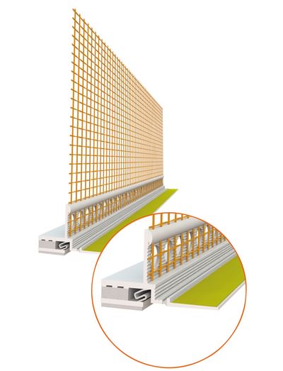 Capatect Gewebeanschlussleiste 3D Universal Plus